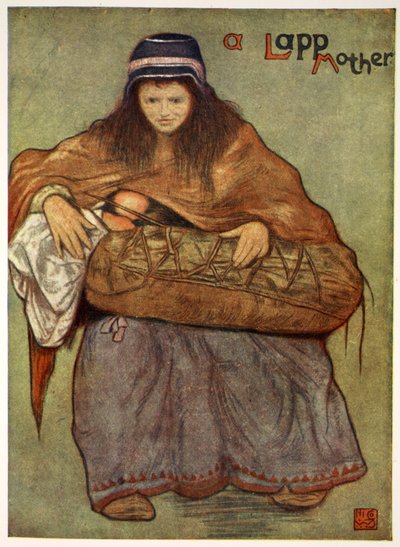 A Lapp Mother and Child by Nico Jungman